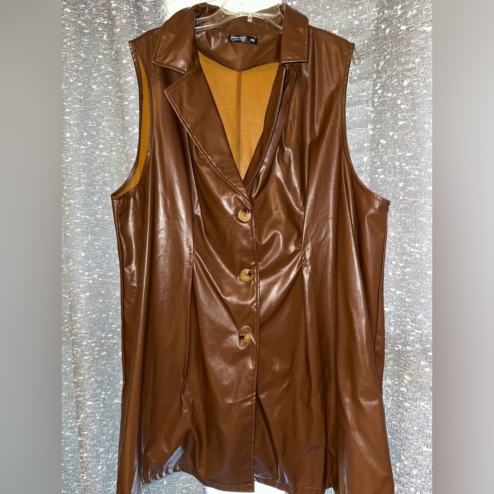 Shein brown vest
